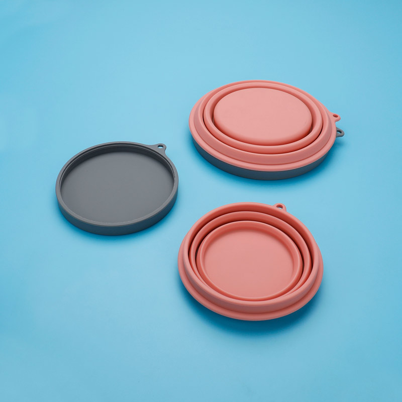 寵物食具貓狗裝糧水碗 便攜式折疊水碗